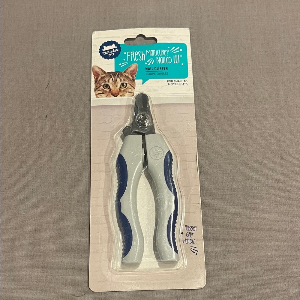 Fresh 'Manicure' Nailed It! Cat Nail Clippers - White and Blue